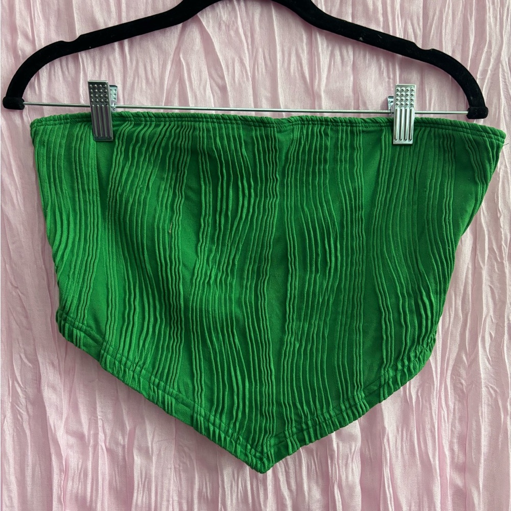 SHEIN Emerald Green Textured Scarf